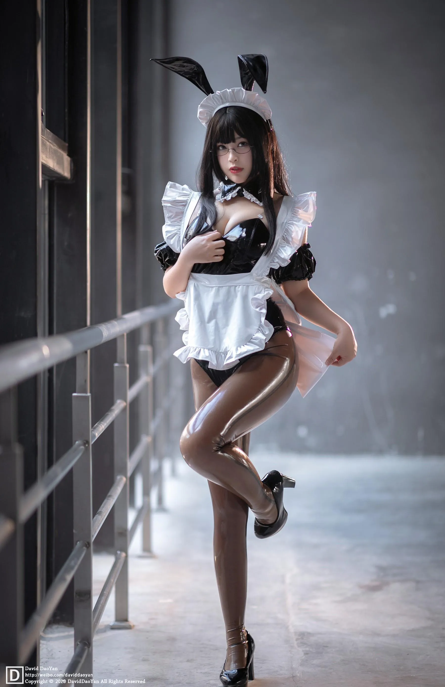 白烨 – NO.01 玉藻前同人女仆-兔女郎赠图 [13P]插图7